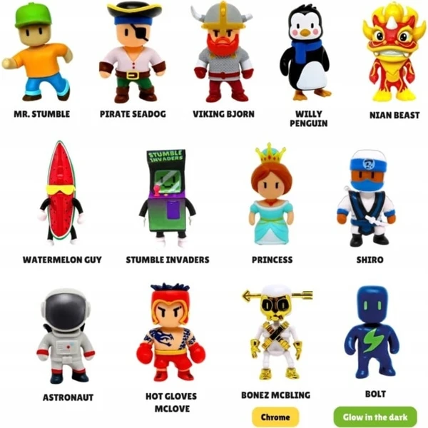 Mini Figúrka Orbico STUMBLE GUYS 3D séria 2 (náhodné balenie) - Figúrky - Obrázok DH3H000K01