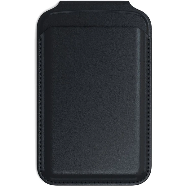 Satechi MagSafe stojanček/peňaženka z vegánskej kože pre iPhone 12/13/14/15 - všetky modely čierna - Stojany - Obrázok DI00000J01