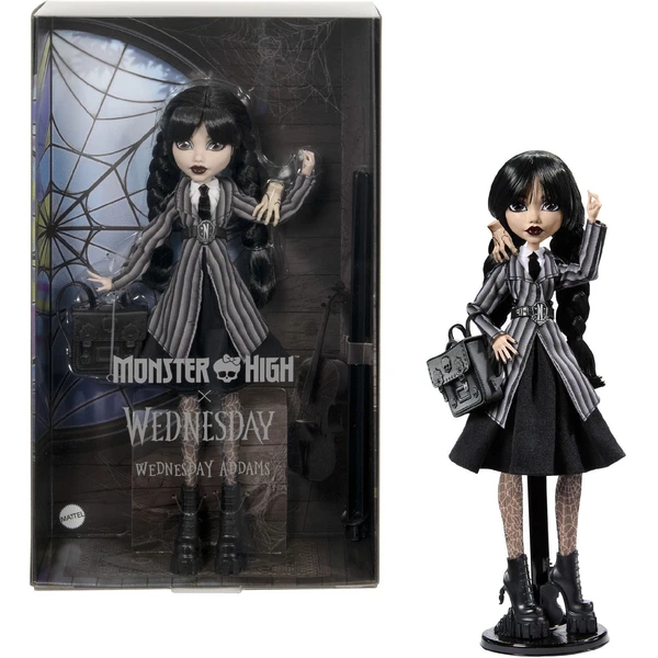 Mattel bábika Monster High x Wednesday - Wednesday Addams - Figúrky - Obrázok DI5E000K01