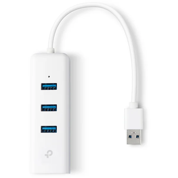 TP-Link UE330 USB 3.0 HUB + adaptér USB 3.0 na Ethernet, biely - USB huby - Obrázok DIGFF00101