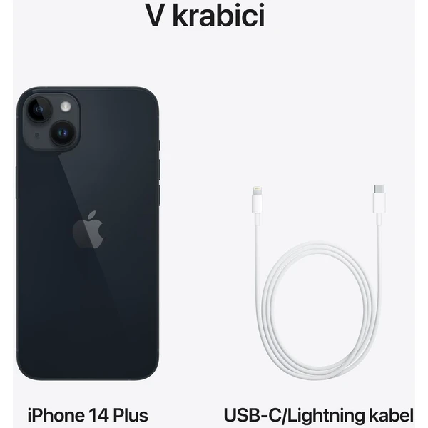 Apple iPhone 14 Plus 256GB tmavo inkoustový - Mobilné telefóny - Obrázok DILG300401