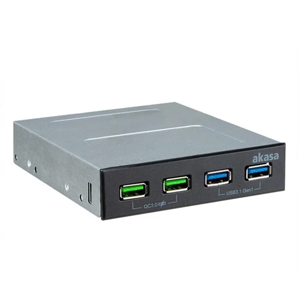 Akasa USB hub 2 x Quick Charge 3.0 + 2 x USB 3.1 - USB huby - Hlavný obrázok