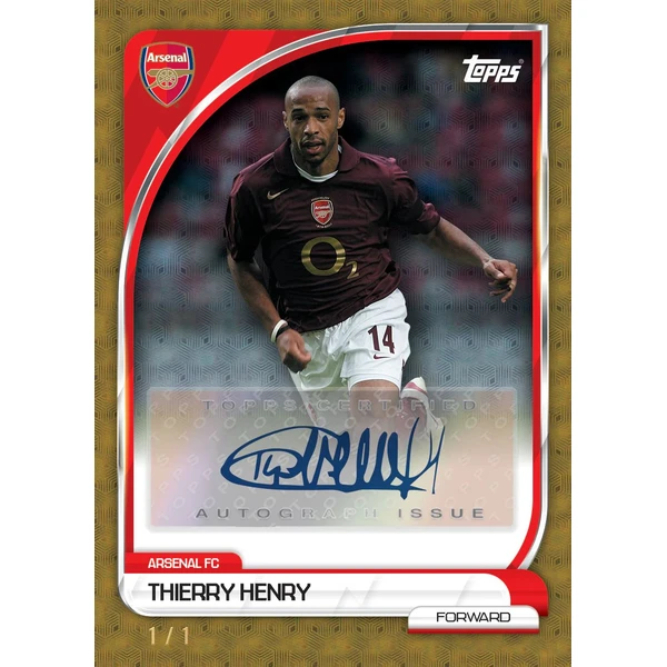 Futbalové karty Topps 2025-2026 Collector Tin Arsenal - Futbalové karty - Obrázok DK3J000K01