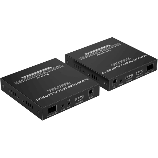 PremiumCord Optický HDMI extender 4K @ 60Hz 4:4:4 až na 40km - Ostatné - Obrázok DKNF000K01