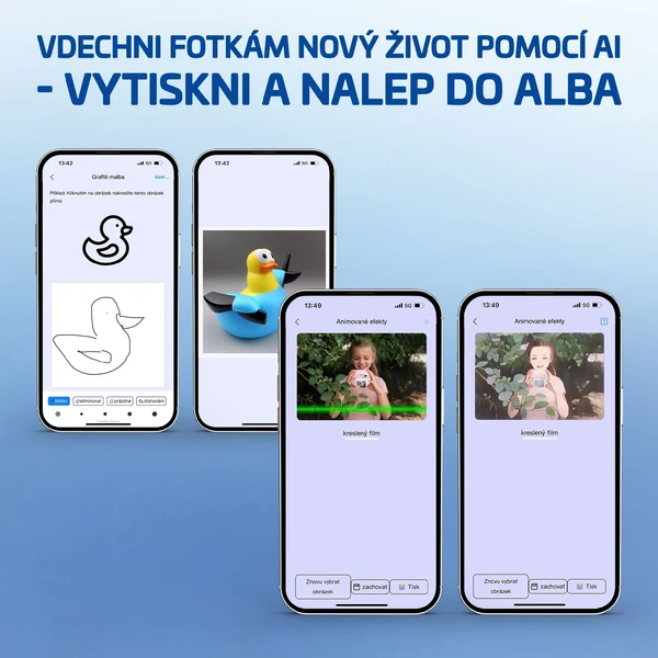 LAMAX InstaKid2 AI Plus detský fotoaparát modrý - Fotoaparáty - Obrázok DKSL000K01