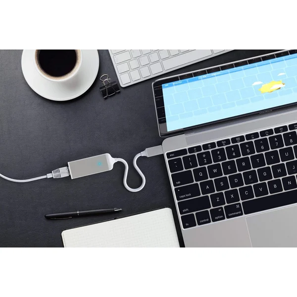 Satechi USB-C/RJ45 redukcia strieborná - Káble a redukcie - Obrázok DLIE100401