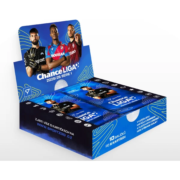 Futbalové karty SportZoo Chance Liga 2025/26 - 1. séria Hobby balíček - Futbalové karty - Obrázok DLKJ000K01