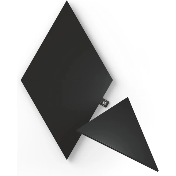 Nanoleaf Shapes Black Triangles šikovné trojuholníkové osvetlenie, rozširujúci balíček, 3 kusy - Inteligentné osvetlenie - Obrázok DLN0000N01