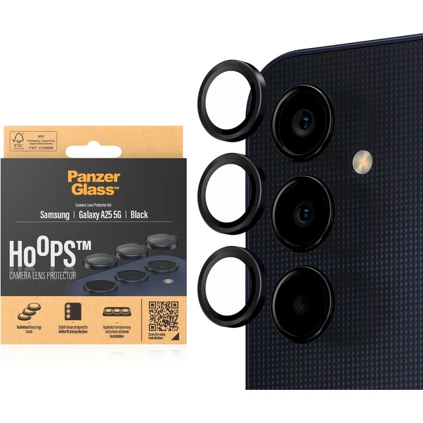 PanzerGlass HoOps ochranné krúžky Samsung Galaxy A25 5G - Ochranné fólie a sklo - Obrázok DM51000P01