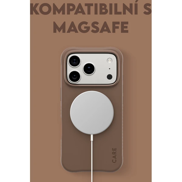 PanzerGlass® CARE Samba kryt s MagSafe Apple iPhone 17 Pro Espresso - Puzdra - Obrázok DMDH000K01
