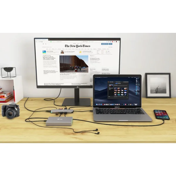 i-tec USB-C Metal Nano Docking Station 4K HDMI LAN + Power Del - Dokovacie stanice - Obrázok DMPN200401