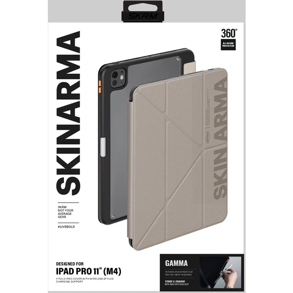 SKINARMA Gamma puzdro iPad Pro 11" (2025) béžové - Puzdra - Obrázok DND5000O01