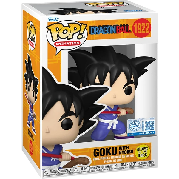 Funko POP! #1922 Animation: Dragon Ball - Goku w/ Nyoibo (GITD) - Funko POP! - Obrázok DO2F000K01