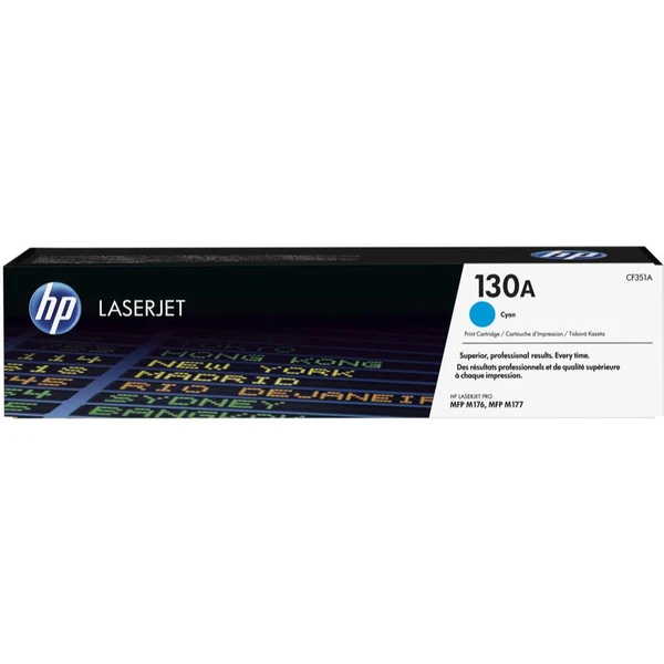 HP CF351A č. 130 Azúrová originálna - Tonery - Hlavný obrázok