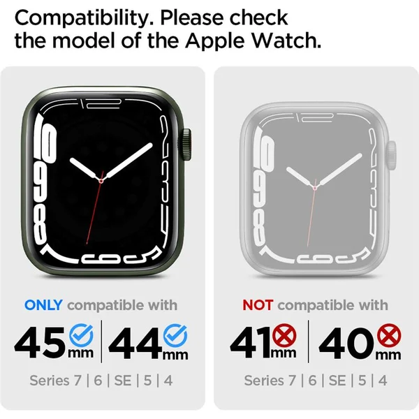 Spigen Liquid Crystal kryt Apple Watch 45/44mm číry - Puzdra - Obrázok DP1PF00101