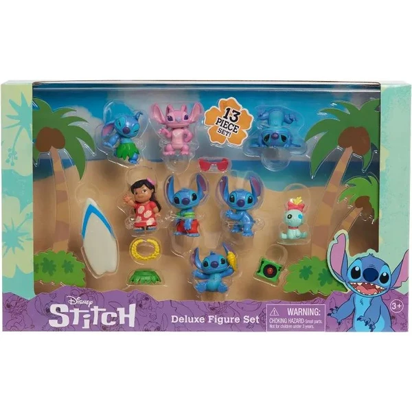Deluxe sada figúrok Disney: Lilo & Stitch (13 ks) - Figúrky - Obrázok DPCG000N01