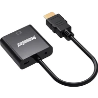 PremiumCord HDMI -> VGA + 3,5mm redukcia 0,2m čierna - Káble a redukcie