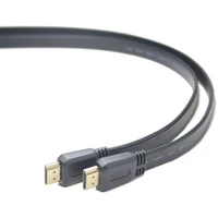 PremiumCord HDMI 1.4/HDMI 1.4 plochý kábel s ethernetom 4K 1,5m čierny - Káble a redukcie