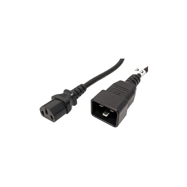 Prémiový kábel PremiumCord IEC C13/IEC C20 spojovací kábel 230V 5m čierny - Káble a redukcie - Hlavný obrázok