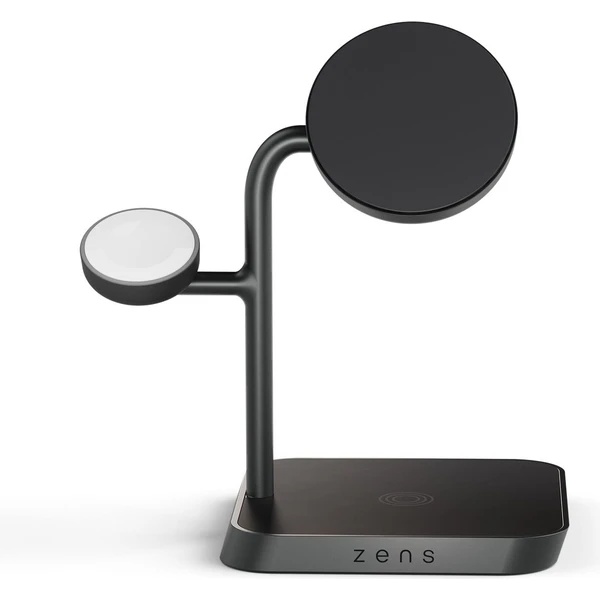 ZENS Office Charger Pro 3 MagSafe/Qi2 3v1 nabíjačka (25W) čierna - Nabíjačky - Obrázok DQ6L000K01