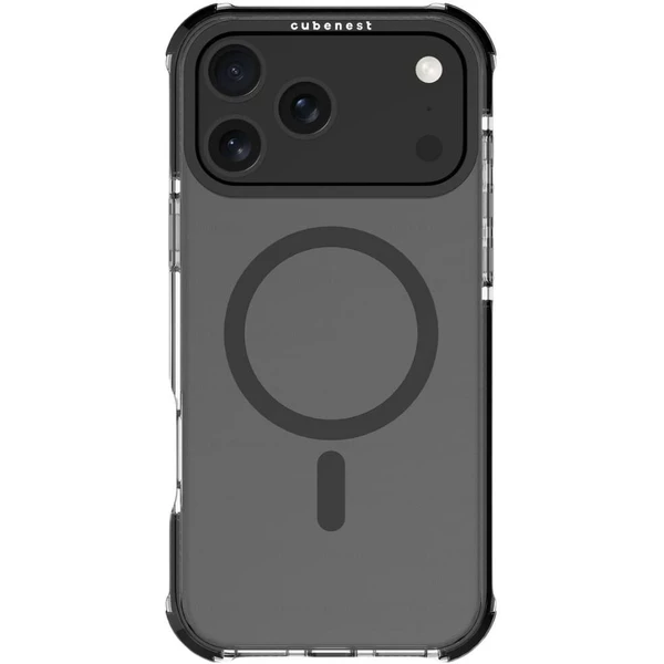 Cubenest MagPro Strong Guard MagSafe kryt iPhone 17 Pro Max čierny - Puzdra - Obrázok DQBK000K01