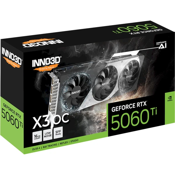 INNO3D NVIDIA GeForce RTX 5060 Ti X3 OC - Grafické karty - Obrázok DQWH000K01