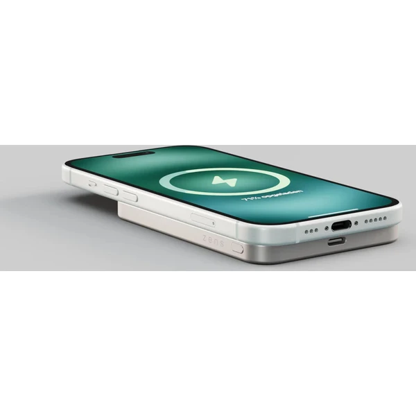 ZENS Pro 1 MagSafe/Qi2 slim powerbanka (5000 mAh), 15 W, USB-C, biela - Powerbanky - Obrázok DRFL000K01