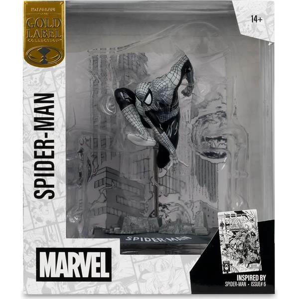 Figúrka McFarlane Toys Marvel Collection 1/10 - Spiderman #6 (Line Art) (Gold Label) 10 cm - Figúrky - Obrázok DS3G000K01