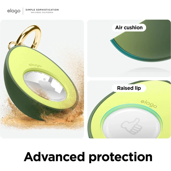 ELAGO Avocado puzdro pre Apple AirTag zelené - Puzdra - Obrázok DSEM100501