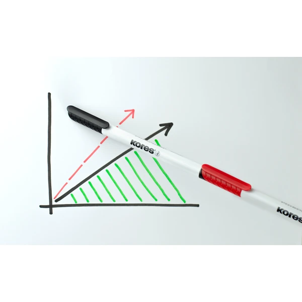 Kores K-MARKER popisovače na biele tabule a flipcharty s tenkým hrotom 4 farby - Popisovače - Obrázok DT7H000K01