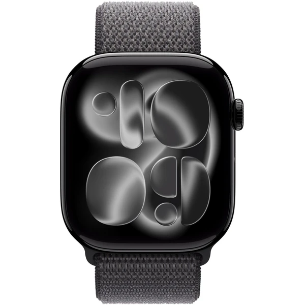 Apple Watch 49/46/45/44mm tmavo šedý prevliekací športový remienok - Remienky - Obrázok DTWH000K01