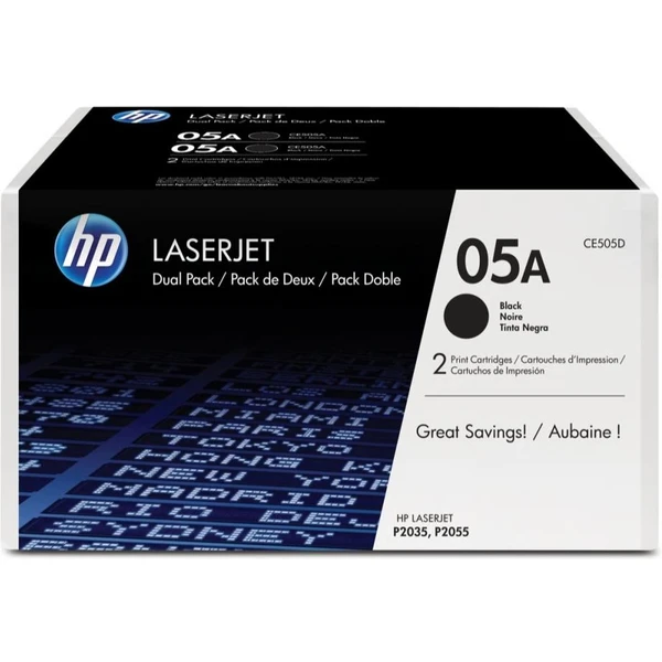 HP CE505D č. 05A Čierna originálna - Tonery - Hlavný obrázok