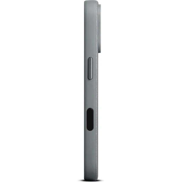 Woolnut MagSafe kožený kryt iPhone 17 Pro sivý - Puzdra - Obrázok DULH000K01