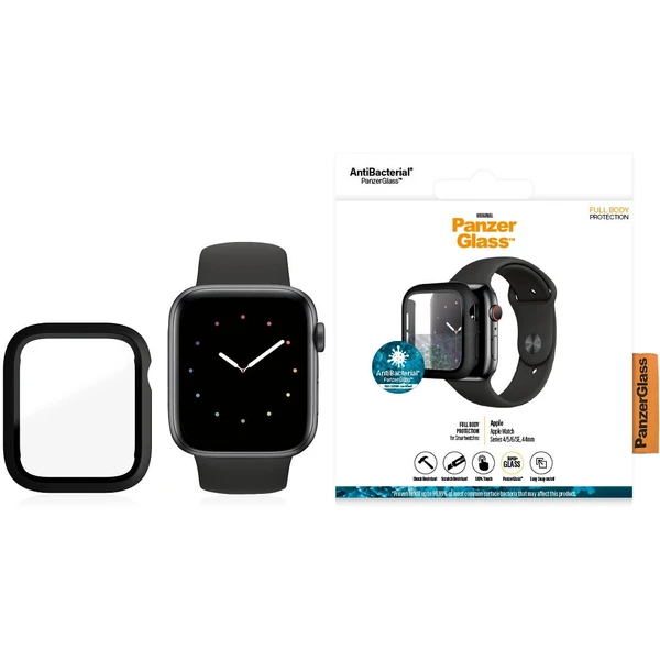 PanzerGlass Full Body Protection Apple Watch 4/5/6/SE 44mm čierny - Puzdra - Obrázok DV4N600301