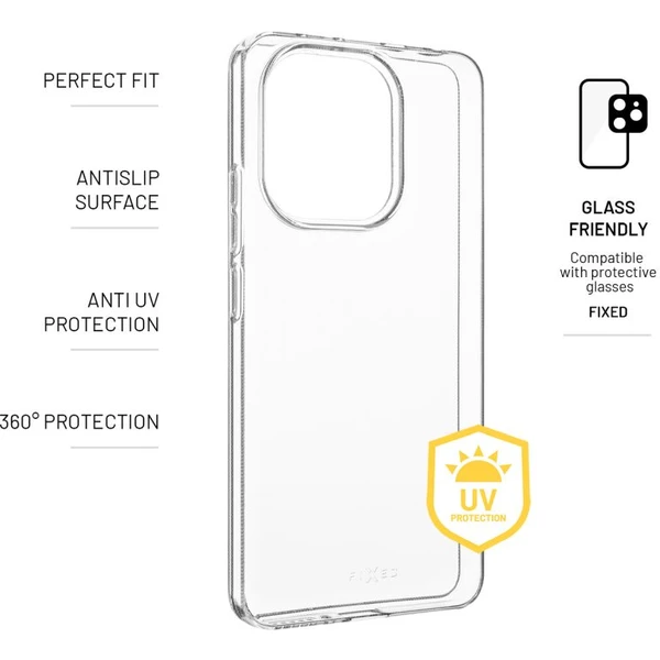 FIXED Slim AntiUV TPU kryt Xiaomi Redmi Note 13 číry - Puzdra - Obrázok DVA5000O01