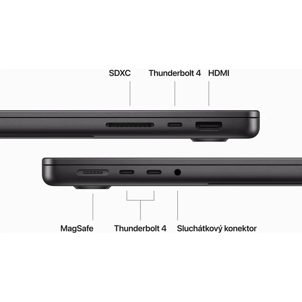 Apple MacBook Pro 14" / M3 Pro / 1TB (2023) - Notebooky - Obrázok DVC0000L01