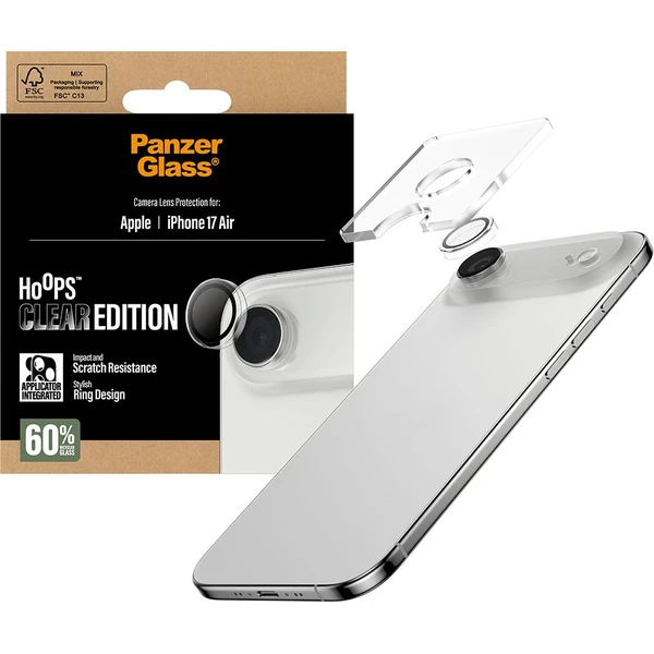 PanzerGlass® Hoops skla Apple iPhone Air číre - Ochranné fólie a sklo - Obrázok DVEH000K01