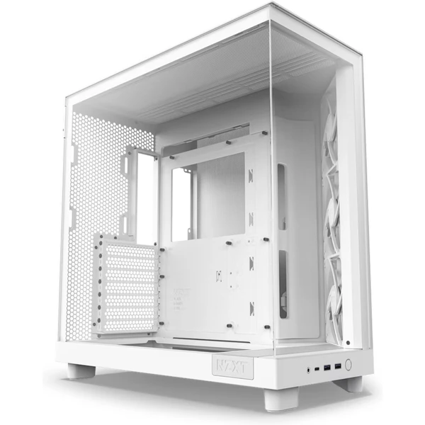 NZXT H6 Flow biela - Počítačové skrine - Obrázok DVGA000L01