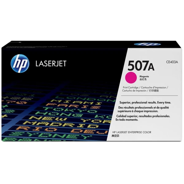 HP CE403A č. 507A Ružová originálna - Tonery - Hlavný obrázok