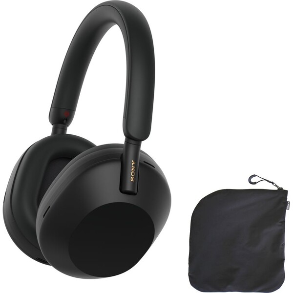 E-shop Sony WH-1000XM5 bezdrôtové slúchadlá (Soft Case) čierna