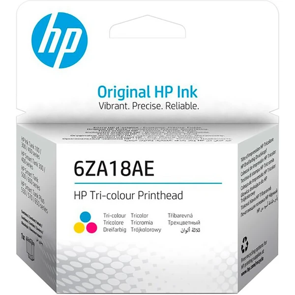 HP 6ZA18AE Trojfarebná tlačová hlava  - Tonery - Hlavný obrázok
