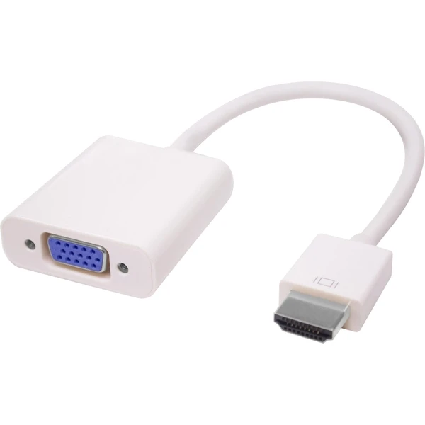 PremiumCord HDMI/VGA + 3,5mm redukcia biela - Káble a redukcie - Hlavný obrázok