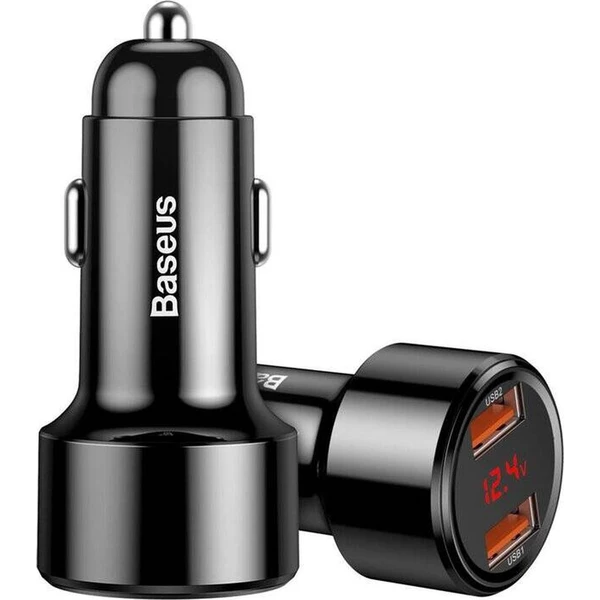 Baseus Magic 45W nabíjačka do auta čierna - Nabíjačky - Obrázok DYTL000K01