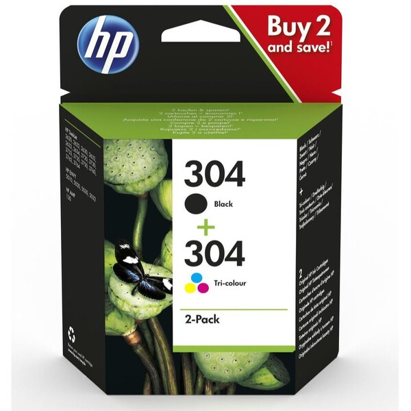 E-shop HP 3JB05AE č. 304 čierna + farebná originálna
