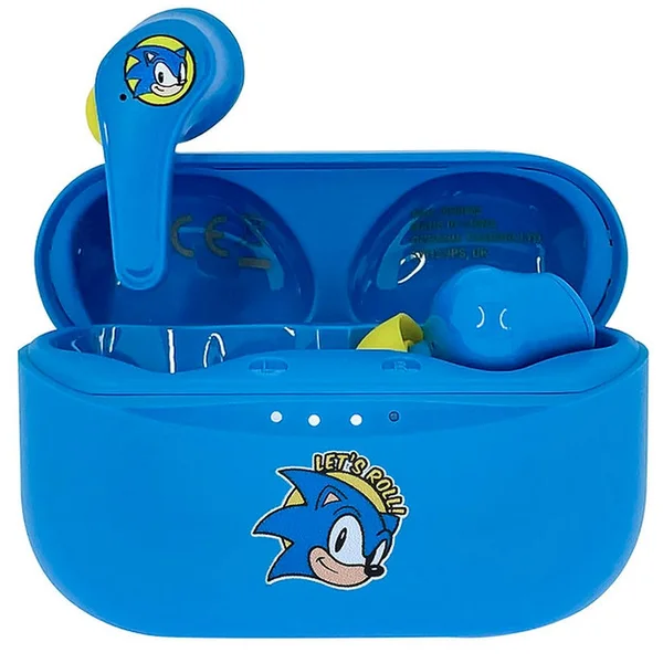OTL bezdrôtové slúchadlá TWS s motívom SEGA Sonic - Slúchadlá - Hlavný obrázok