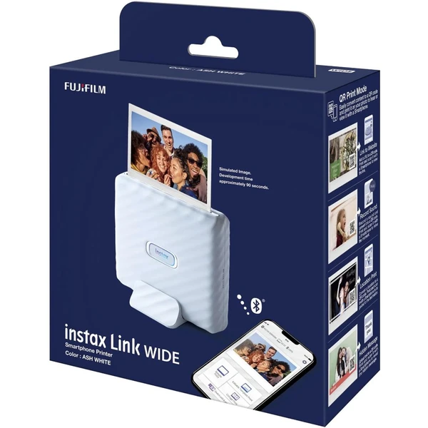 Fujifilm Instax Link Wide tlačiareň Ash White - Tlačiarne - Obrázok DZQ6000P01
