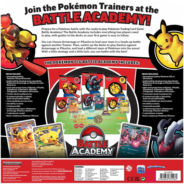 Pokémon TCG: Battle Academy 2024 SK/SK - Pokémon karty - Obrázok E035000K01