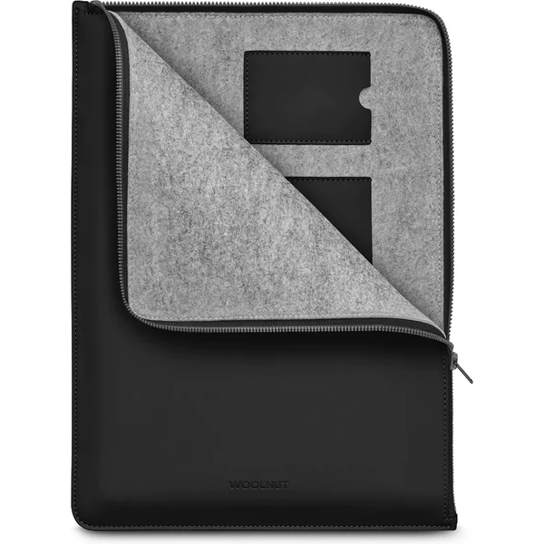 Woolnut Matte PU Folio puzdro MacBook Pro 16" čierne - Puzdra - Obrázok E0JR100501