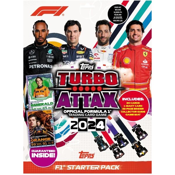 Karty Formula 1 Topps Turbo Attax 2024 Starter Pack