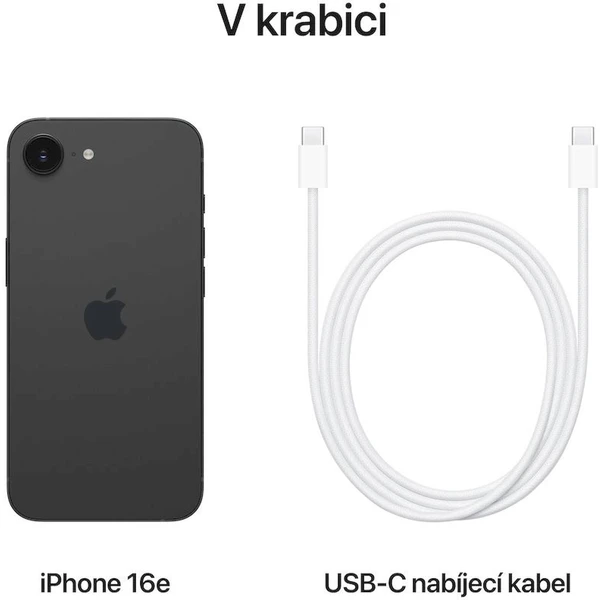 Apple iPhone 16e 128GB čierny - Mobilné telefóny - Obrázok E0PD000K01